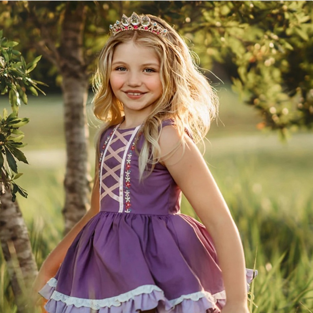 Only Little Once OLO Rapunzel Peplum Top size 12/14 Dress Up